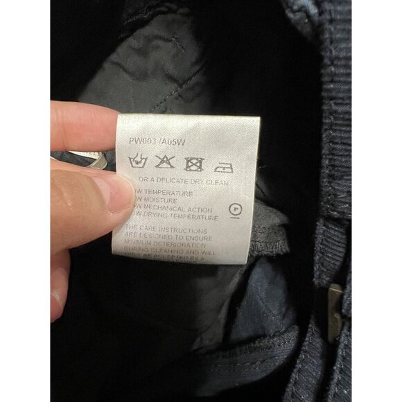 Karen Millen Navy Blue England Cargo Moto Tapered Pants Size 8 - Picture 9 of 10